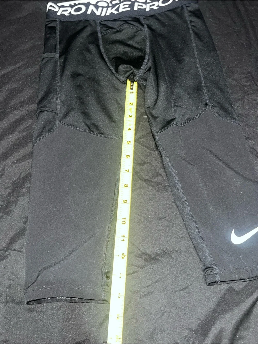 Nike Pro Dri-Fit 3/4 Youth Compression Tights Boys W/ Logo Waistband